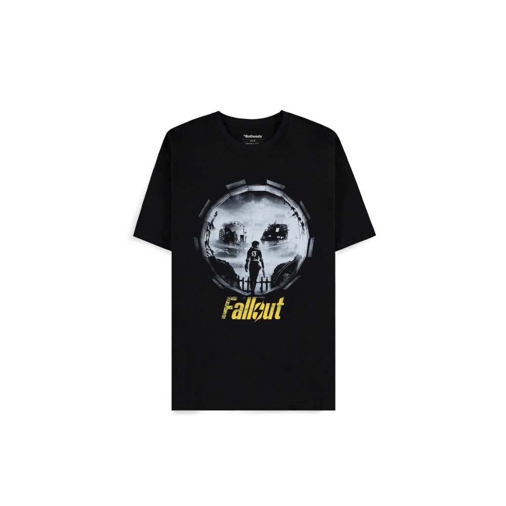 Fallout - Vault 33 - Into The Wasteland Heren T-shirt - Zwart